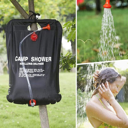 Переносний туристичний душ на 20 л, Easy Camp Solar Shower / Пртативний душ для дачі / Похідний компактний душ