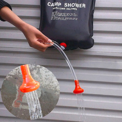 Переносний туристичний душ на 20 л, Easy Camp Solar Shower / Пртативний душ для дачі / Похідний компактний душ