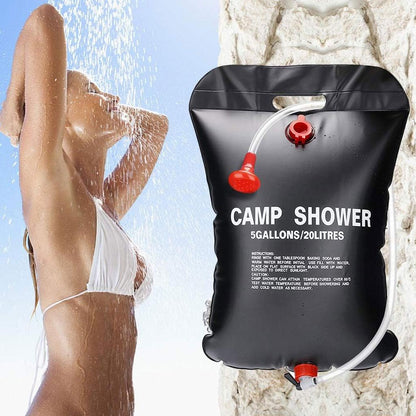 Переносний туристичний душ на 20 л, Easy Camp Solar Shower / Пртативний душ для дачі / Похідний компактний душ
