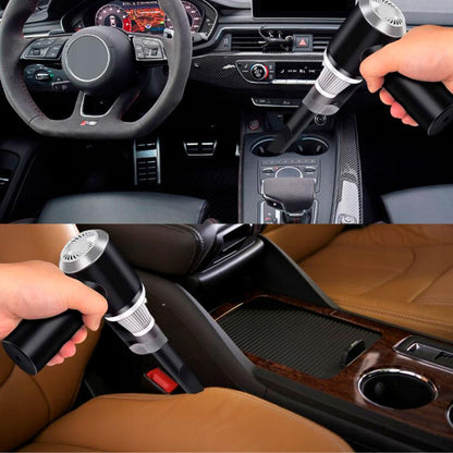 Автомобільний пилосос 120 Вт+ 2 насадки, Vacuum cleaner, Чорний / Ручний акумуляторний пилосос для авто