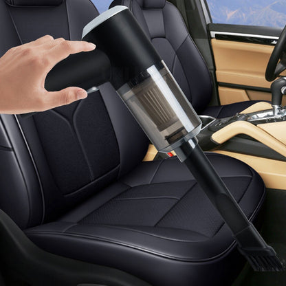 Автомобільний пилосос 120 Вт+ 2 насадки, Vacuum cleaner, Чорний / Ручний акумуляторний пилосос для авто