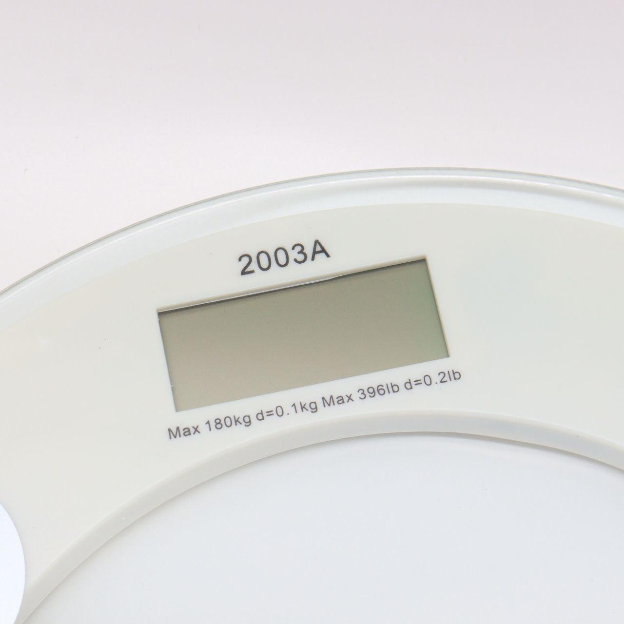 Підлогові електронні ваги до 180 кг 2003А / Скляні круглі ваги / Прозорі ваги / Ваги підлогові / Ваги підлогові