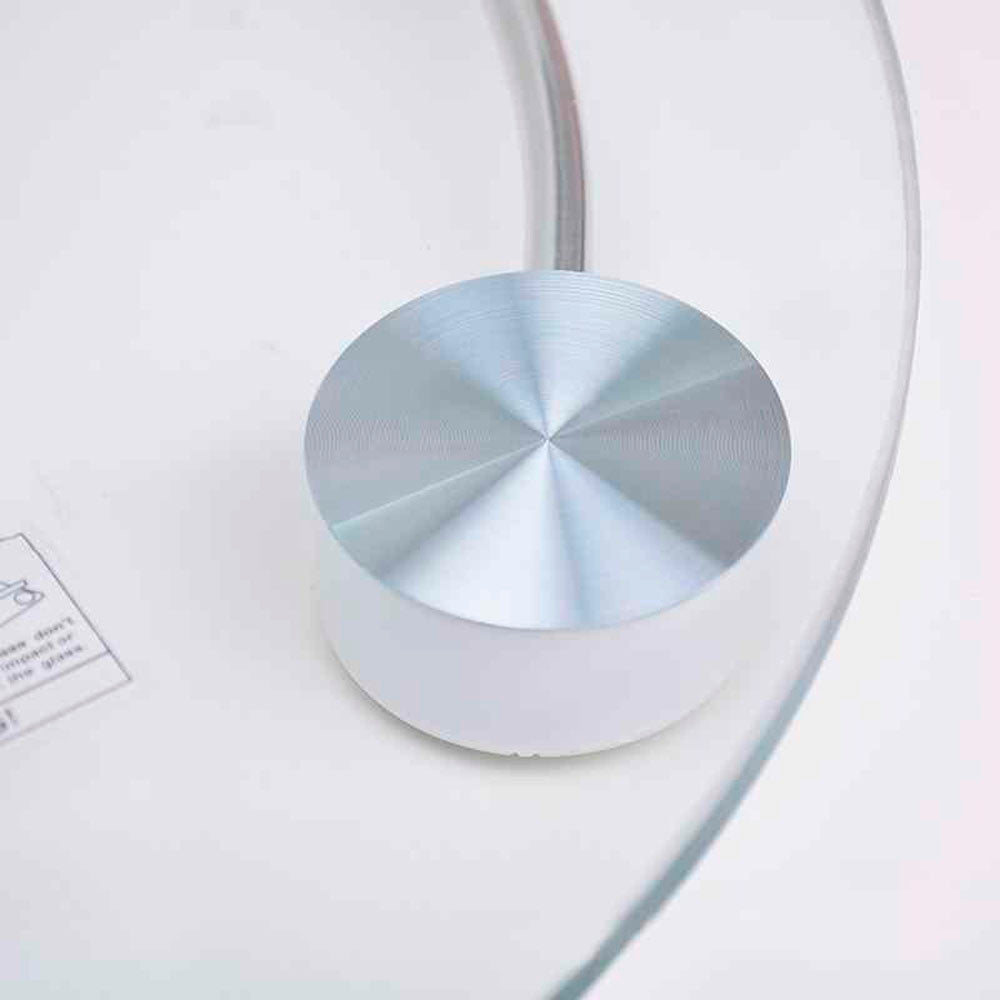 Підлогові електронні ваги до 180 кг 2003А / Скляні круглі ваги / Прозорі ваги / Ваги підлогові / Ваги підлогові