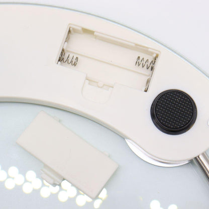 Підлогові електронні ваги до 180 кг 2003А / Скляні круглі ваги / Прозорі ваги / Ваги підлогові / Ваги підлогові