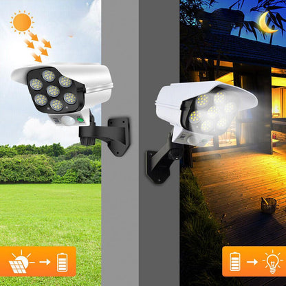 Вуличний світильник із датчиком руху на сонячній батареї + пульт, CL 877B / Світлодіодний ліхтар