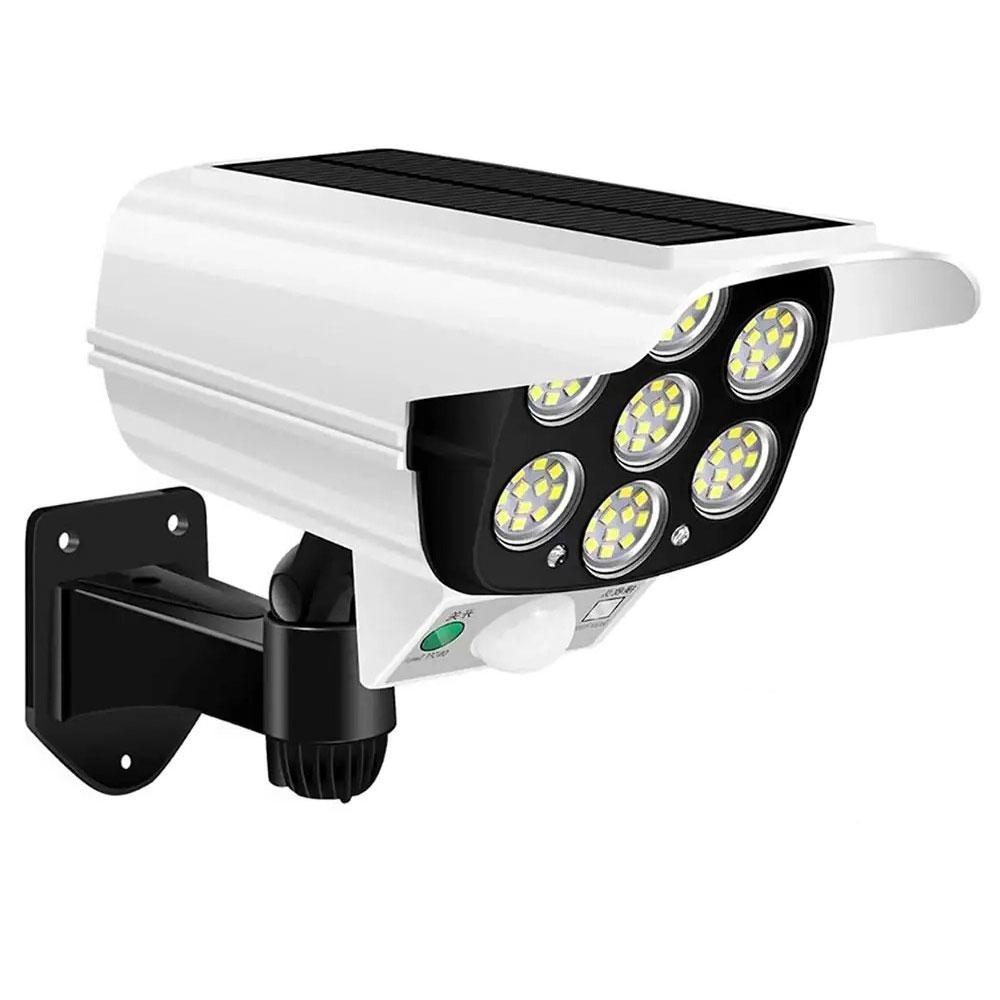 Вуличний світильник із датчиком руху на сонячній батареї + пульт, CL 877B / Світлодіодний ліхтар