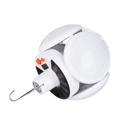 Універсальний кемпінговий ліхтар-лампа BL-2029, 14х12см / Акумуляторний ліхтар на сонячній батареї