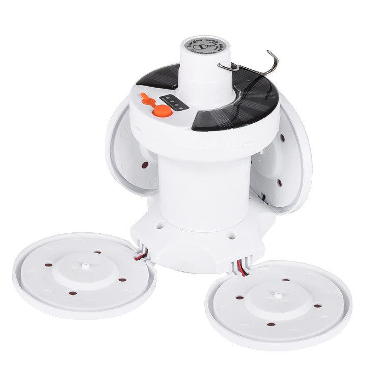 Універсальний кемпінговий ліхтар-лампа BL-2029, 14х12см / Акумуляторний ліхтар на сонячній батареї