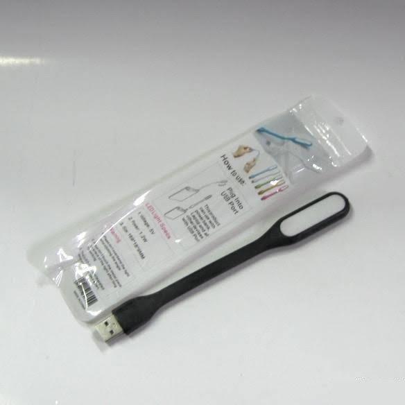 Гнучка USB лампа ліхтарик LED Light Plastic / Портативний гнучкий світильник для ноутбука, комп'ютера