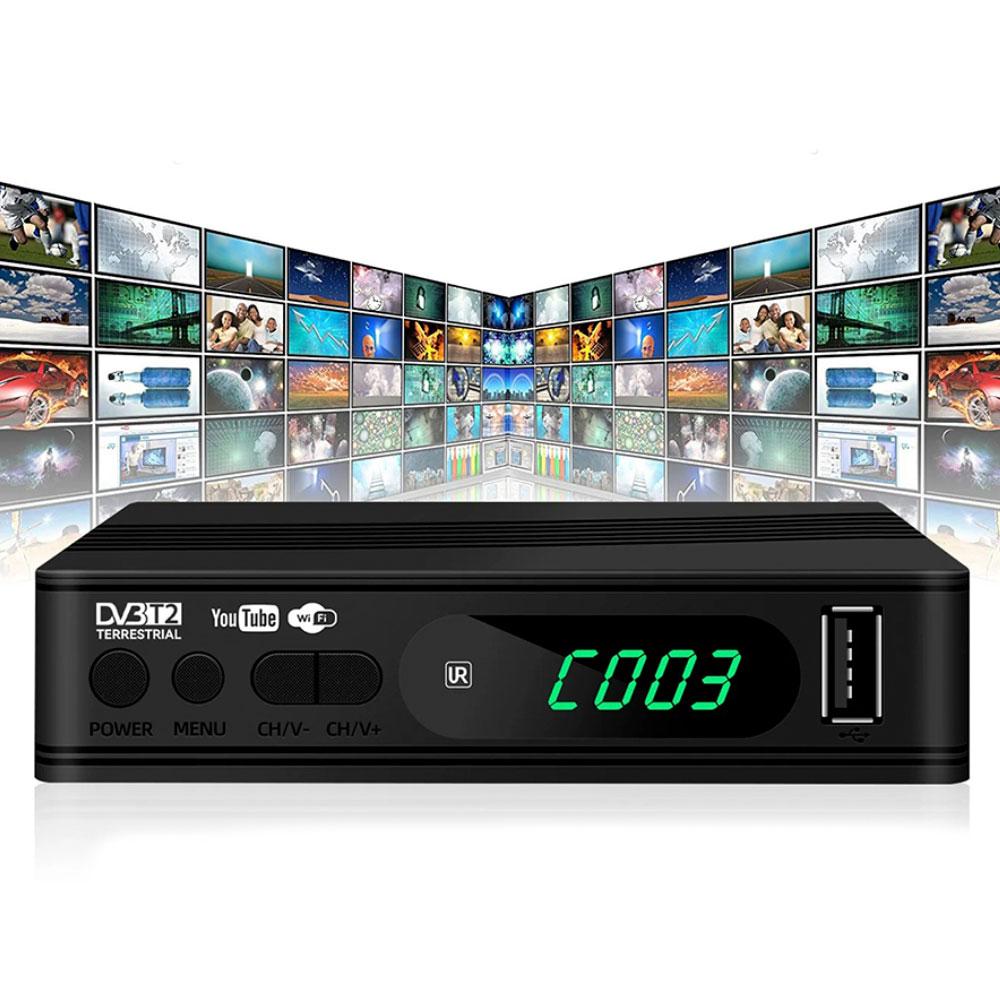 Тюнер з підтримкою wi-fi адаптера + пульт, DVB-T2 0967/ Цифровий ефірний тюнер Т2 / Приставка для телевізора