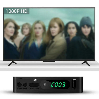 Тюнер з підтримкою wi-fi адаптера + пульт, DVB-T2 0967/ Цифровий ефірний тюнер Т2 / Приставка для телевізора