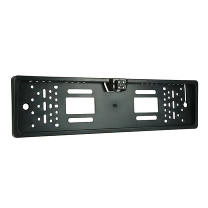 Камера заднього виду в рамці номера 4LED Black, з підсвічуванням / Рамка для номера з камерою / Тримач номера