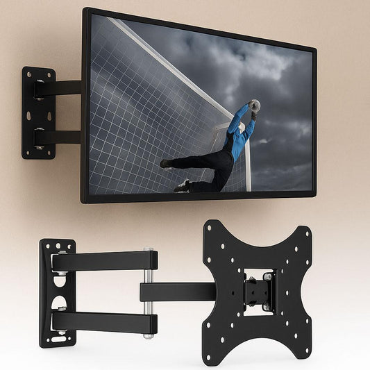 Кронштейн для телевізора 14-42", до 35 кг, HDL-117 / Настінне кріплення для ТВ / Поворотний кронштейн для ТВ