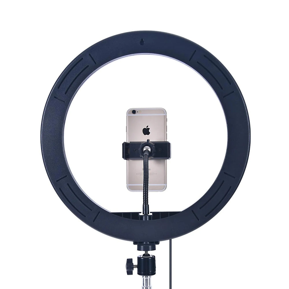 Кільцева лампа RGB 30 см, MJ 300 Soft Ring Light / Світлодіодна лампа / Лампа для блогерів