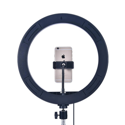 Кільцева лампа RGB 30 см, MJ 300 Soft Ring Light / Світлодіодна лампа / Лампа для блогерів