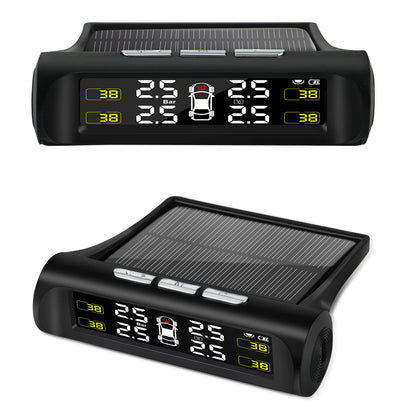 Система контролю тиску в шинах TPMS+SOLAR із сонячною панеллю / Датчик тиску в шинах авто з дисплеєм