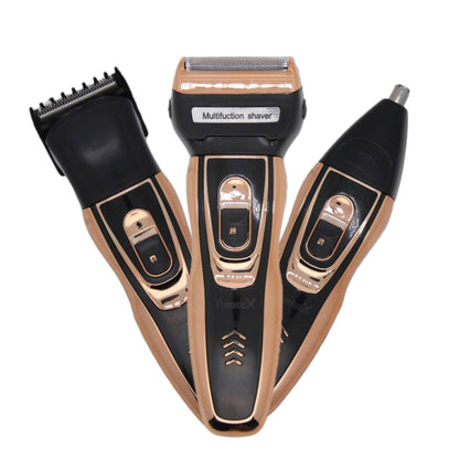 Електробритва Geemy GM 595 / Машинка для стрижки волосся / Акумуляторний тример для бороди та носа