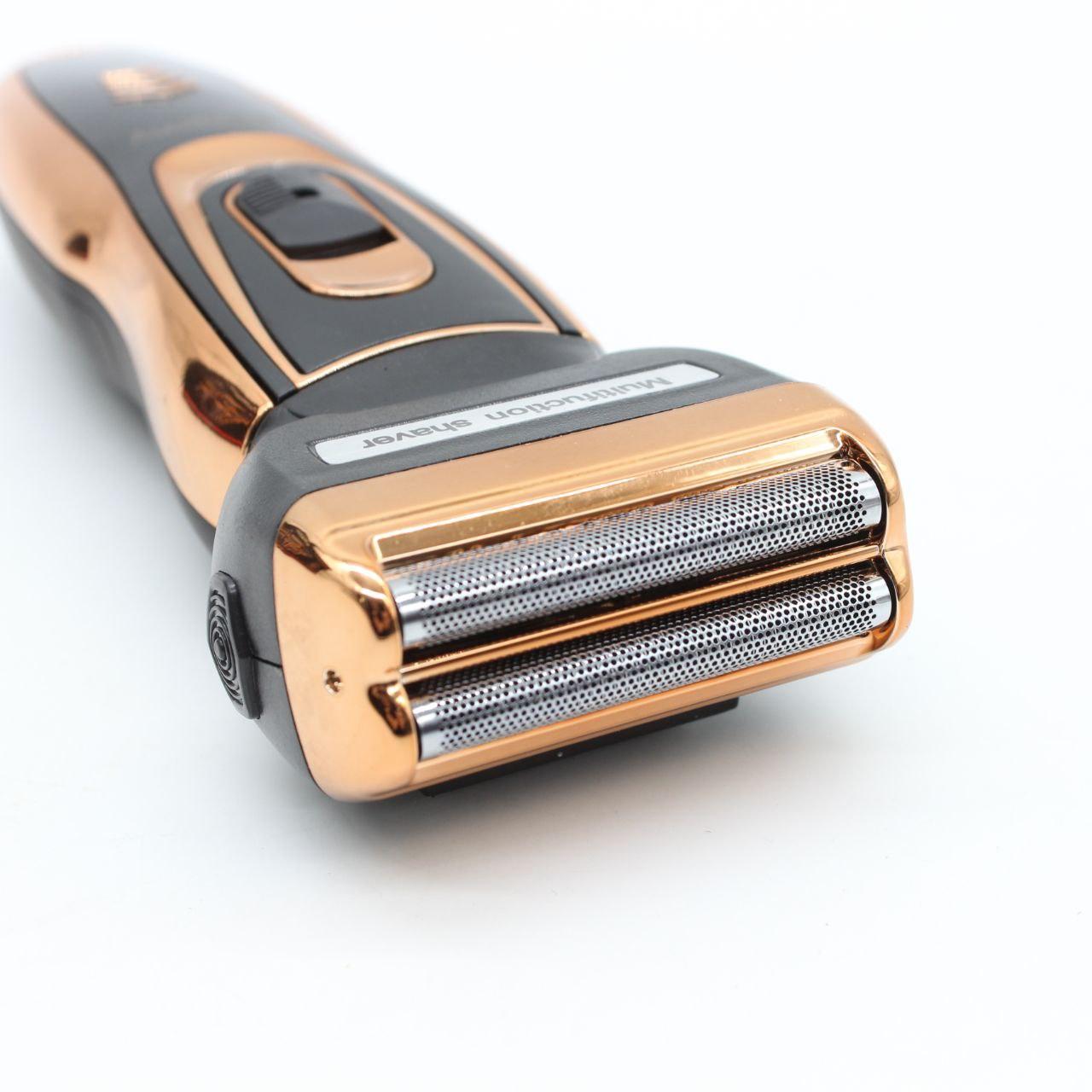 Електробритва Geemy GM 595 / Машинка для стрижки волосся / Акумуляторний тример для бороди та носа