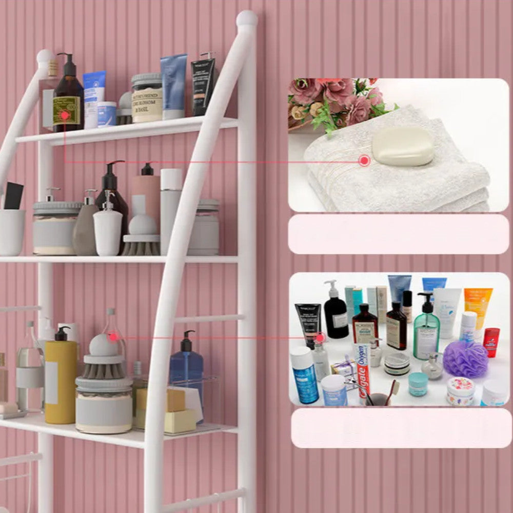 Стелаж для зберігання над унітазом 160х47х25см, LAUNDRY RACK / Підлоговий органайзер