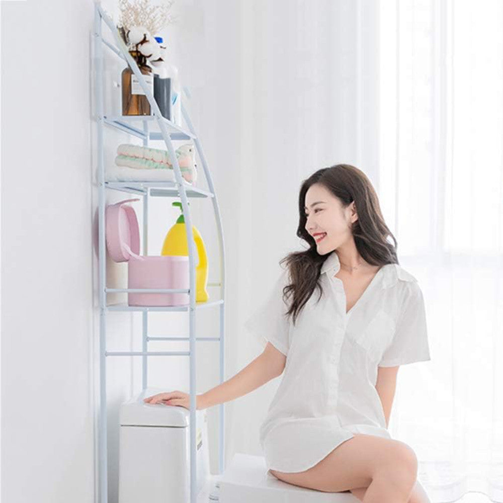 Стелаж для зберігання над унітазом 160х47х25см, LAUNDRY RACK / Підлоговий органайзер