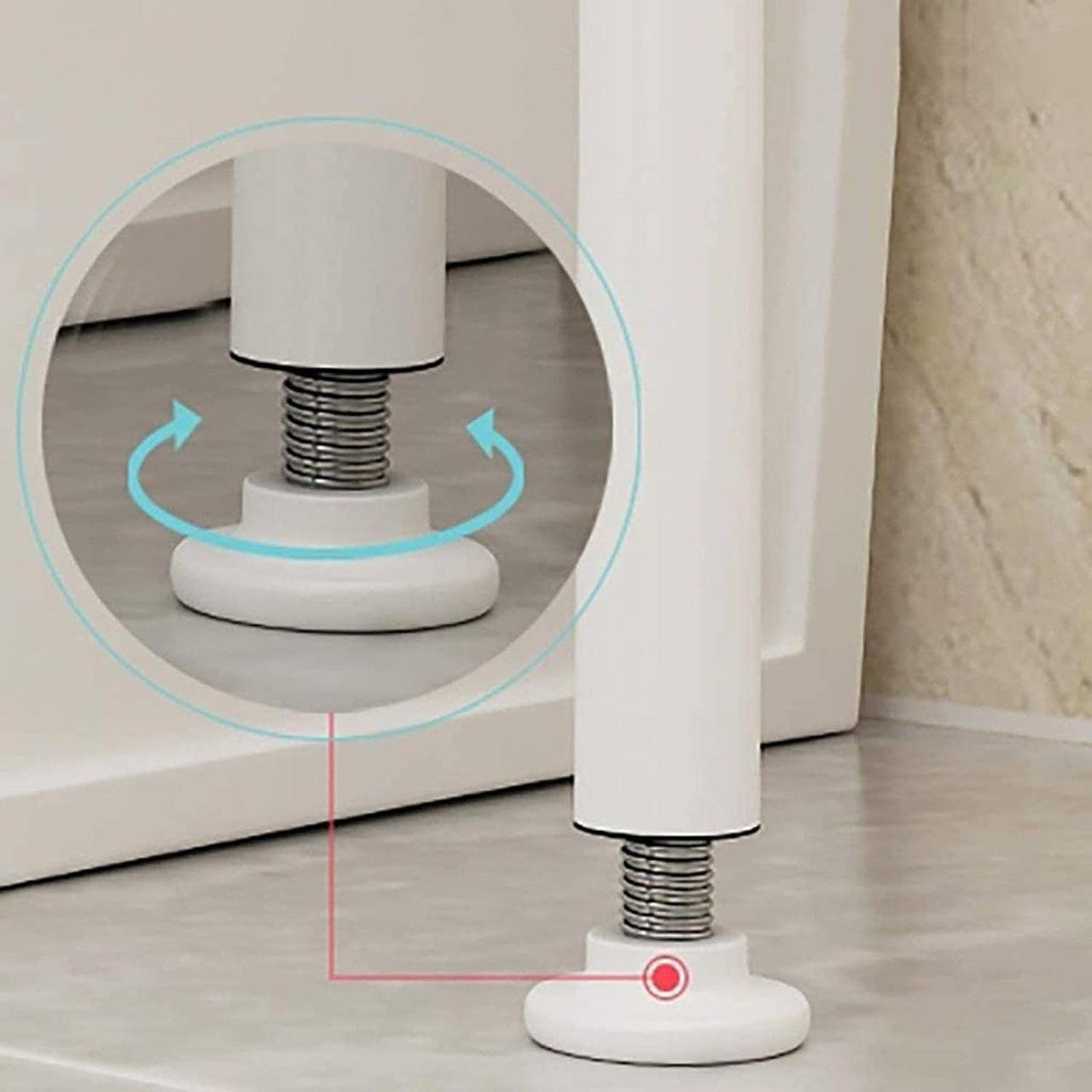 Стелаж для зберігання над унітазом 160х47х25см, LAUNDRY RACK / Підлоговий органайзер