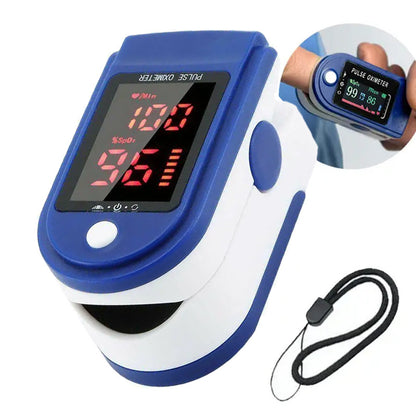Електронний пульсоксиметр на палець Pulse Oximeter LK87 / Портативний пульсометр
