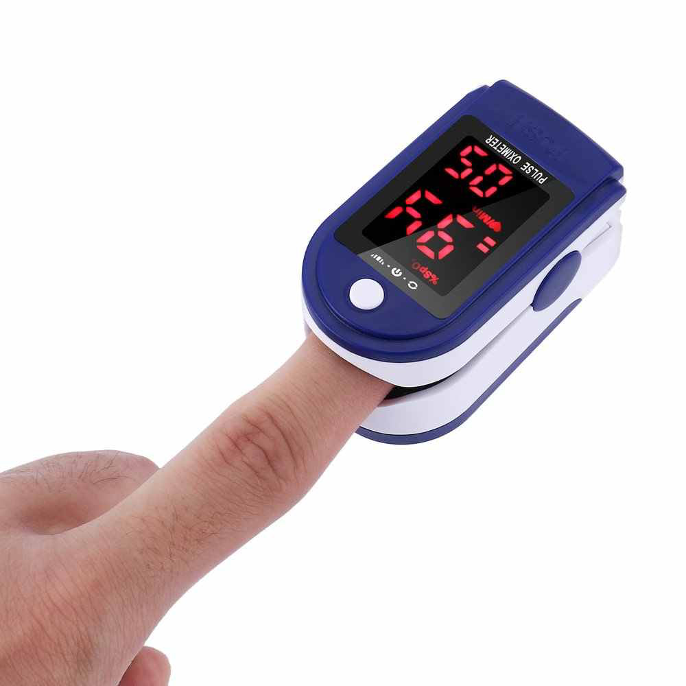 Електронний пульсоксиметр на палець Pulse Oximeter LK87 / Портативний пульсометр