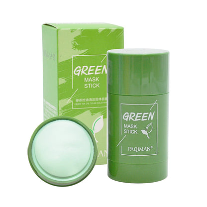 Маска стик для глибокого очищення пор із зеленим чаєм, 40гр / Очищаюча глиняна маска від чорних цяток