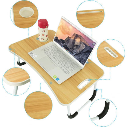 Складаний столик підставка для ноутбука і планшета 60х40х27 см / Портативний столик у ліжко для планшета