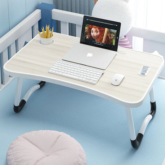 Складний столик для ноутбука та планшета 60х40х27 см, Бежевий / Багатофункціональний столик у ліжко для планшета