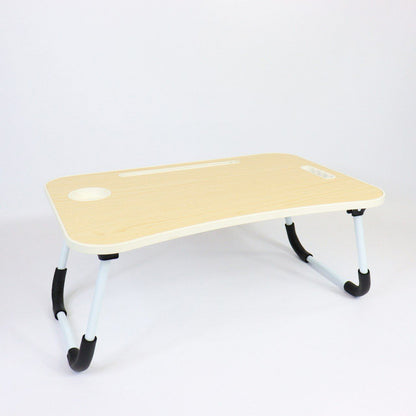 Складний столик для ноутбука та планшета 60х40х27 см, Бежевий / Багатофункціональний столик у ліжко для планшета