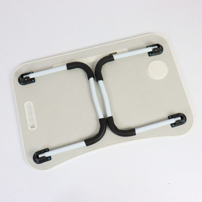 Складний столик для ноутбука та планшета 60х40х27 см, Бежевий / Багатофункціональний столик у ліжко для планшета