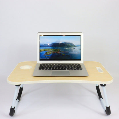 Складний столик для ноутбука та планшета 60х40х27 см, Бежевий / Багатофункціональний столик у ліжко для планшета