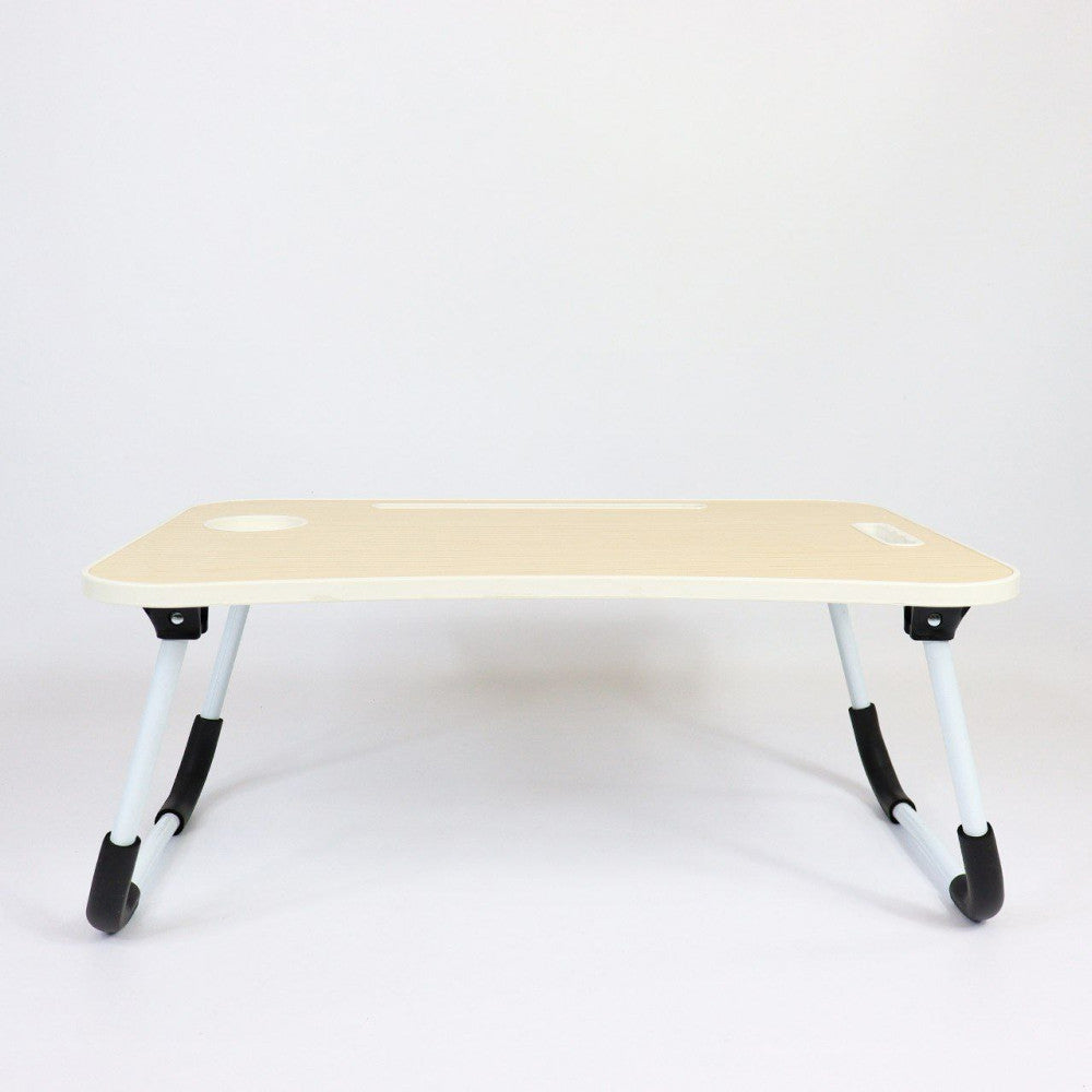Складний столик для ноутбука та планшета 60х40х27 см, Бежевий / Багатофункціональний столик у ліжко для планшета