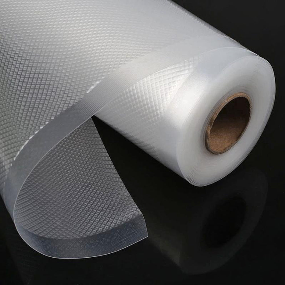 Пакети для вакууматора в рулонах 5м х 15см, 1 рулон / Вакуумні рулонні пакети для зберігання їжі