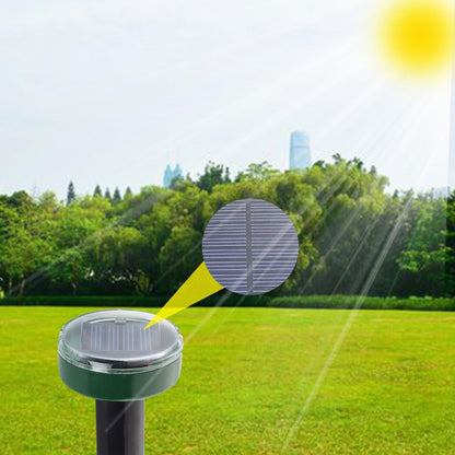 Ультразвуковий відлякувач гризунів та комах на сонячній батареї Garden Pro / Садовий відлякувач кротів