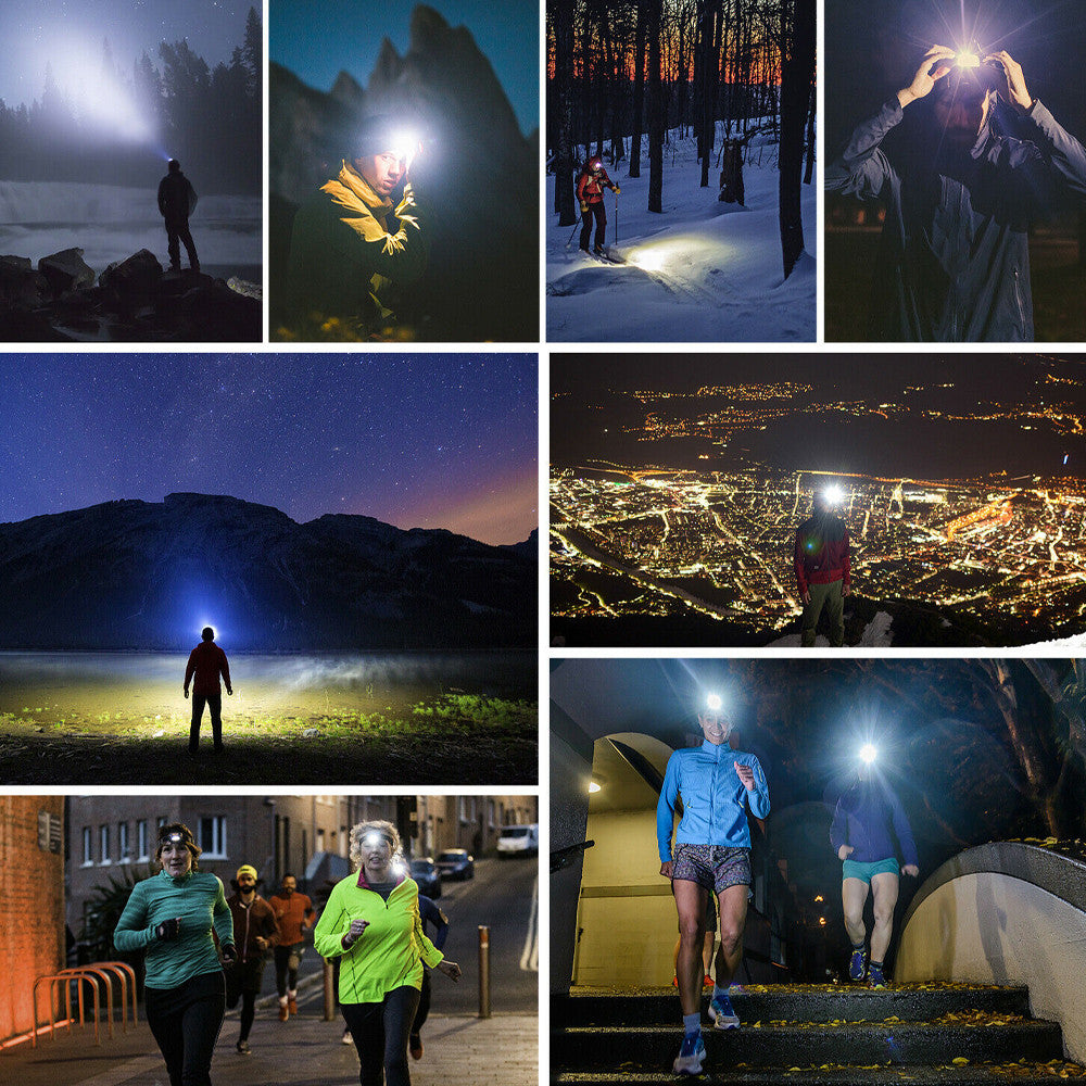 Налобний ліхтар від акумулятора, Bailong BL-8101 XPE+COB / Акумуляторний ліхтарик на голову