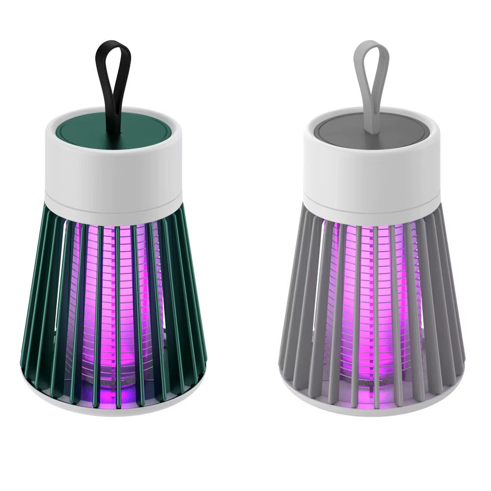 Антимоскітна лампа від комарів, від USB, Electronic shock, Зелений / Відлякувач комах