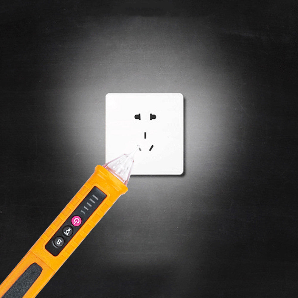 Безконтактний детектор напруги тестер зі світловою та звуковою індикацією Non-Contact Detector 7478