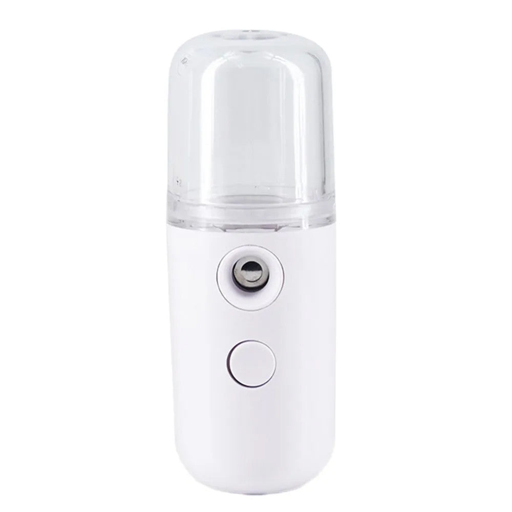 Зволожувач шкіри обличчя 30 мл, Nano Mist, Білий / Портативний міні зволожувач повітря