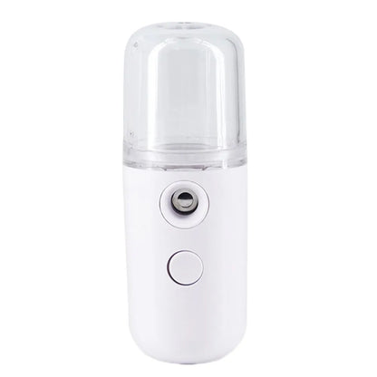 Зволожувач шкіри обличчя 30 мл, Nano Mist, Білий / Портативний міні зволожувач повітря