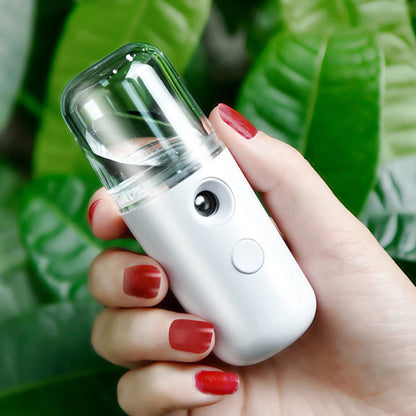 Зволожувач шкіри обличчя 30 мл, Nano Mist, Білий / Портативний міні зволожувач повітря