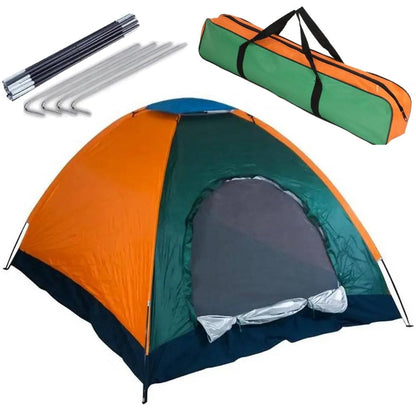 Одномісний туристичний намет 200х100 см, Зелений / Кемпінговий намет на 1 особу / Намет для відпочинку