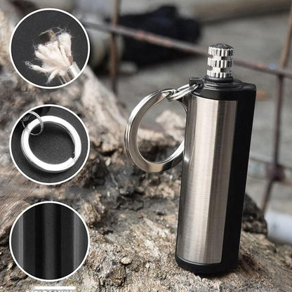 Нескінченний бензиновий сірник Make Fire / Вічна запальничка брелок / Засіб для розпалу вогню