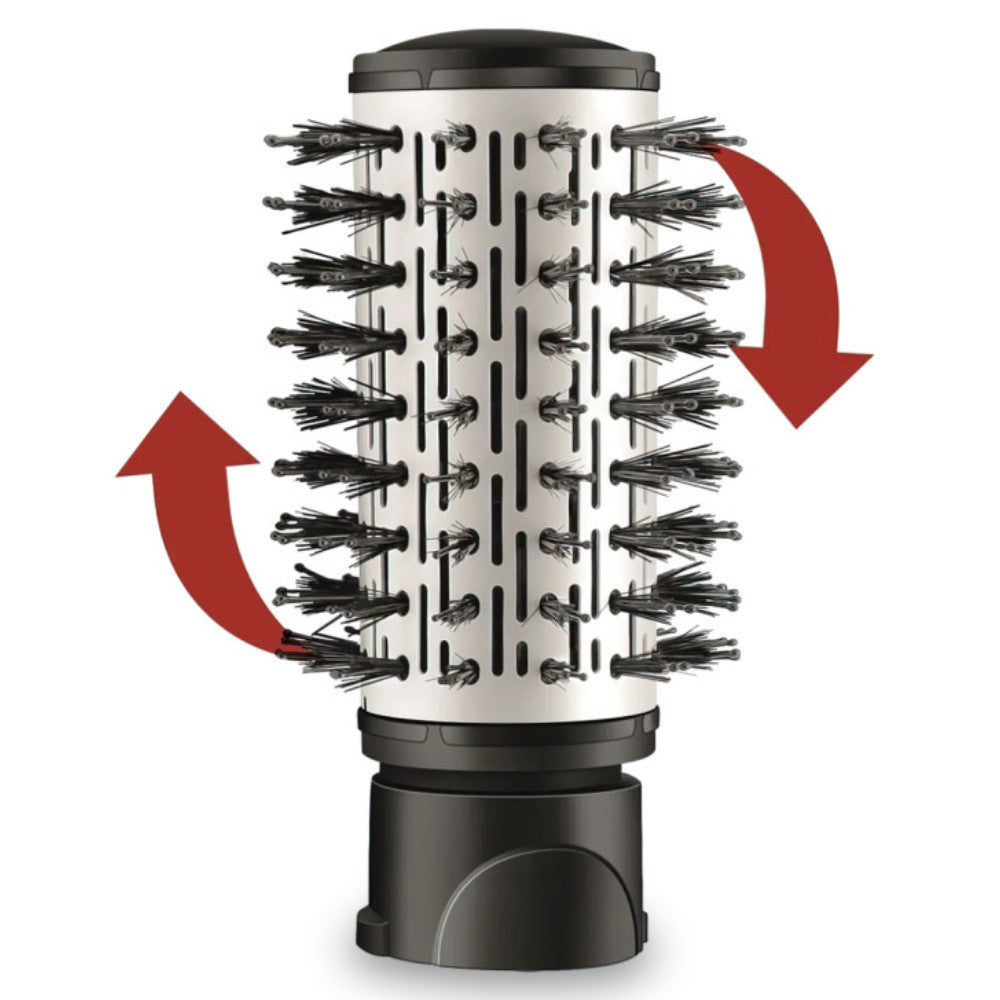 Фен-щітка браш для волосся з 3 насадками 1000Вт, Gemei GM-4828 / Стайлер для волосся / Стайлер для завивки