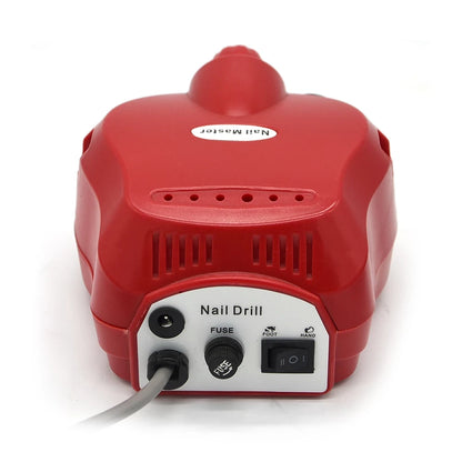 Фрезер для манікюру Naill Drill ZS-601 на 45 Вт 35000 об/хв, Червоний / Апарат для манікюру та педикюру