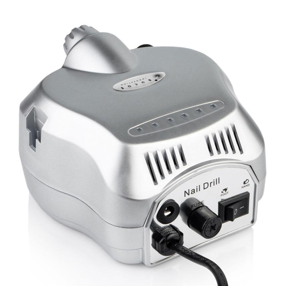 Фрезер для манікюру BUCOS ZS-601 PRO SILVER на 45 Вт 35000 об/хв, Срібний / Апарат для манікюру та педикюру