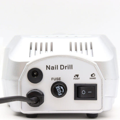 Фрезер для манікюру BUCOS ZS-601 PRO SILVER на 45 Вт 35000 об/хв, Срібний / Апарат для манікюру та педикюру