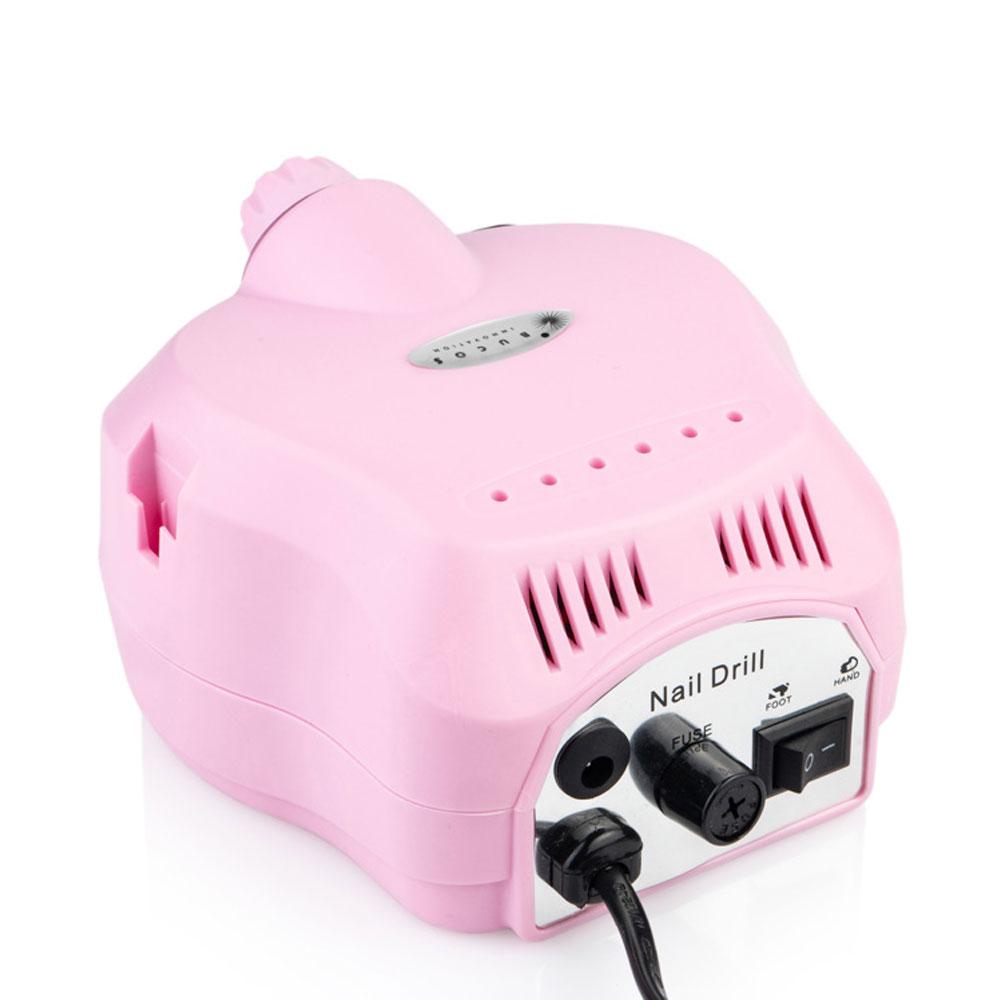 Фрезер для манікюру Naill Drill ZS-601 на 45 Вт 35000 об/хв, Рожевий / Апарат для манікюру та педикюру