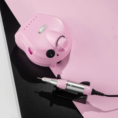 Фрезер для манікюру Naill Drill ZS-601 на 45 Вт 35000 об/хв, Рожевий / Апарат для манікюру та педикюру